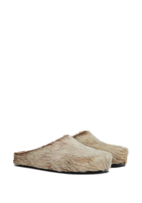 sabot fussbett uomo beige MARNI | SBMR000600 P800600W20
